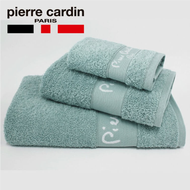 GOTEXTIL | Juego de toallas Pierre Cardín LOGO 100% algodón