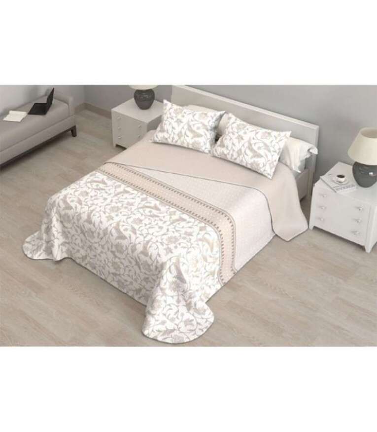 GOTEXTIL | Colcha bouti estampada COLOMBIA Cama 90 cm Home Secret