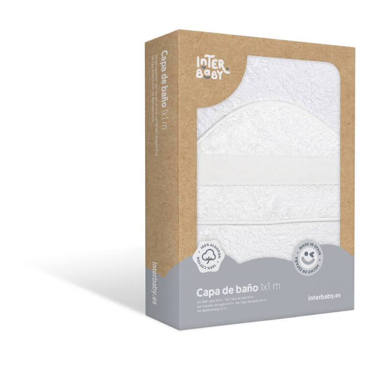 GOTEXTIL | CAPA BAÑO BEBÉ CON PANAMÁ PARA BORDAR A PUNTO DE CRUZ INTERBABY