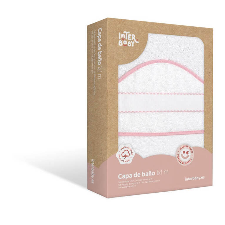 GOTEXTIL | CAPA BAÑO BEBÉ CON PANAMÁ PARA BORDAR A PUNTO DE CRUZ INTERBABY