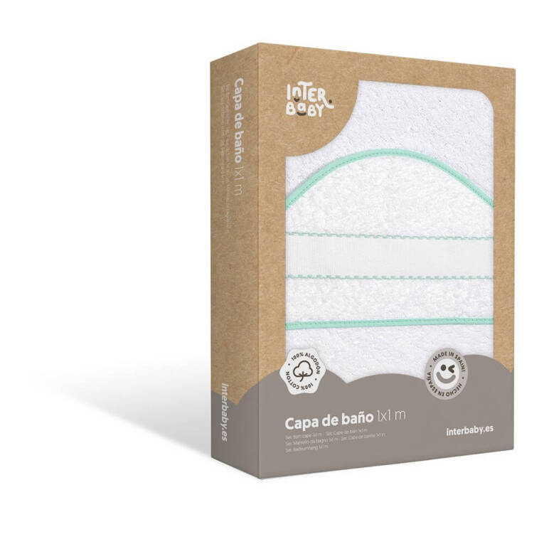 GOTEXTIL | CAPA BAÑO BEBÉ CON PANAMÁ PARA BORDAR A PUNTO DE CRUZ INTERBABY