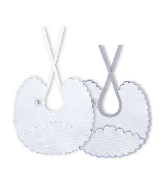 GOTEXTIL | PACK 2 BABEROS CON PANAMÁ PARA BORDAR PUNTO DE CRUZ INTERBABY R3 REDONDOS