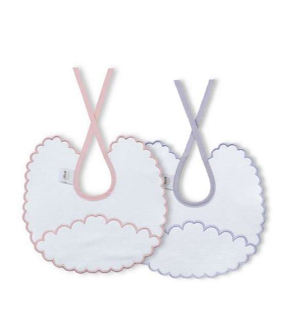 GOTEXTIL | PACK 2 BABEROS CON PANAMÁ PARA BORDAR PUNTO DE CRUZ INTERBABY R3 REDONDOS