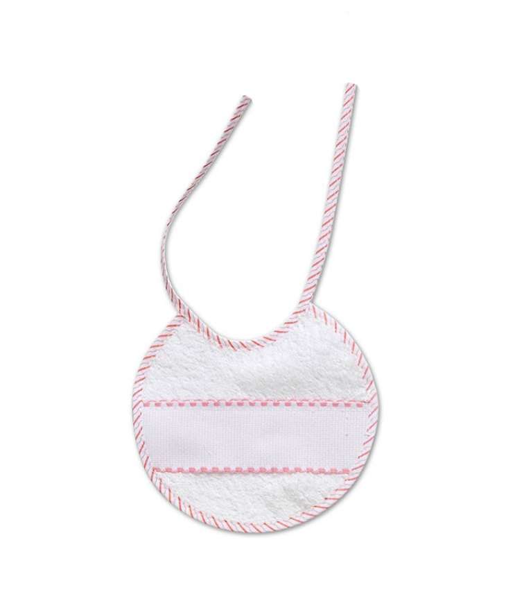 GOTEXTIL | PACK 2 BABEROS REDONDOS CON PANAMÁ PARA BORDAR PUNTO CRUZ 00040P INTERBABY