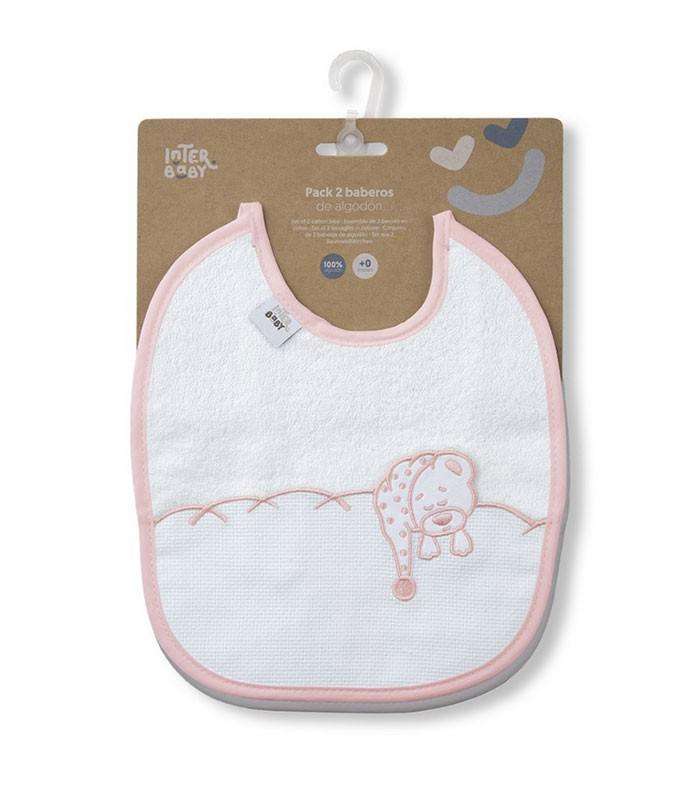 GOTEXTIL | PACK 2 BABEROS CON PANAMÁ PARA BORDAR PUNTO DE CRUZ INTERBABY R10 RECTANGULARES