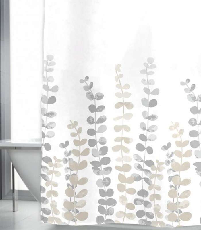 GOTEXTIL | Cortina de Baño DRASS Secaneta Stilia – 180x200 cm Hidrofugada y Antimoho con Sistema Click-Clack