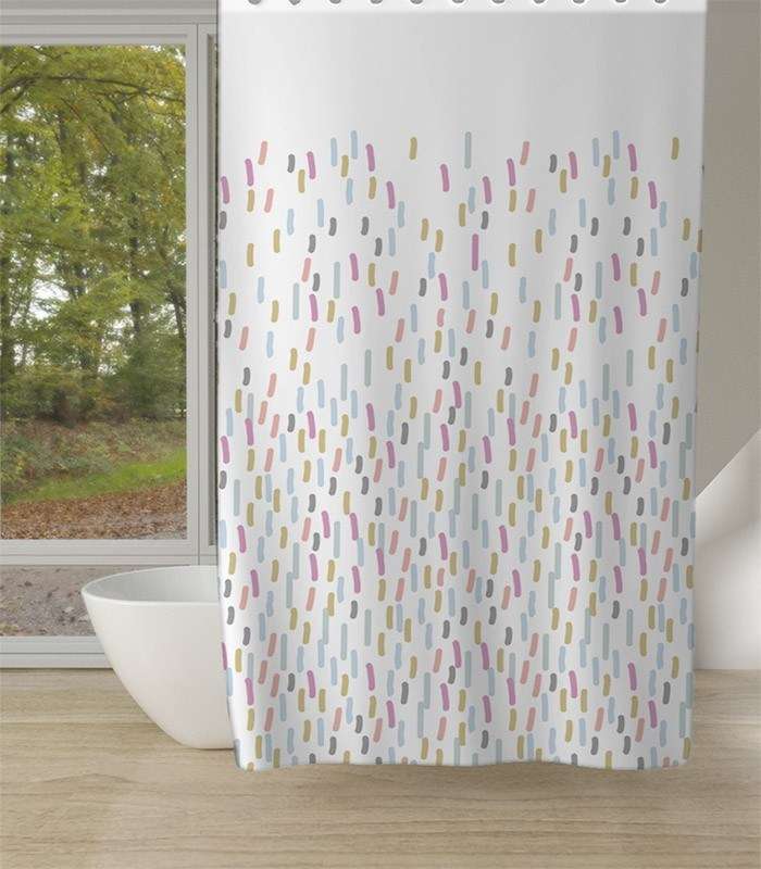 GOTEXTIL | CORTINA DE BAÑO CIRCUS STILIA 180x200cm