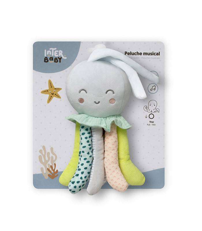 GOTEXTIL | Peluche Musical PULPO Interbaby