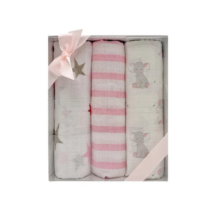 GOTEXTIL | Gasas bebé algodón estampadas 3 piezas 1398 Duffi