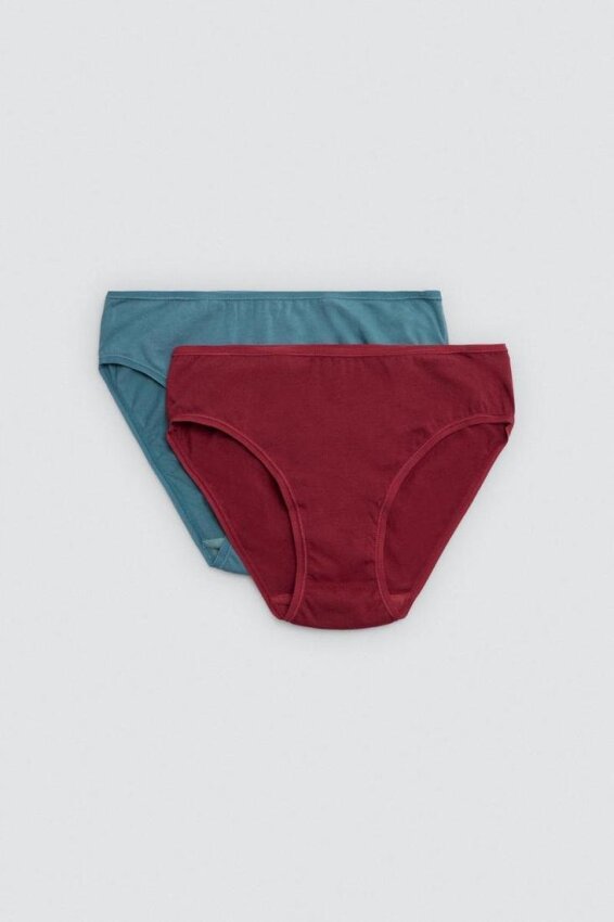 GOTEXTIL | PACK 2 BRAGAS MIDI BÁSICAS ALGODÓN YSABEL MORA 19428