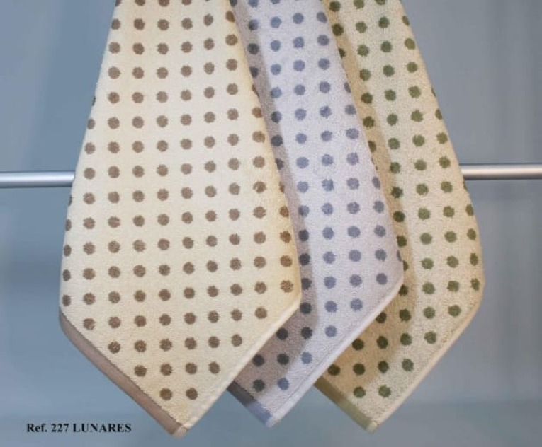 GOTEXTIL | Paños de cocina Trovador LUNARES 227 pack 3 - Algodón rizo 480 g/m²