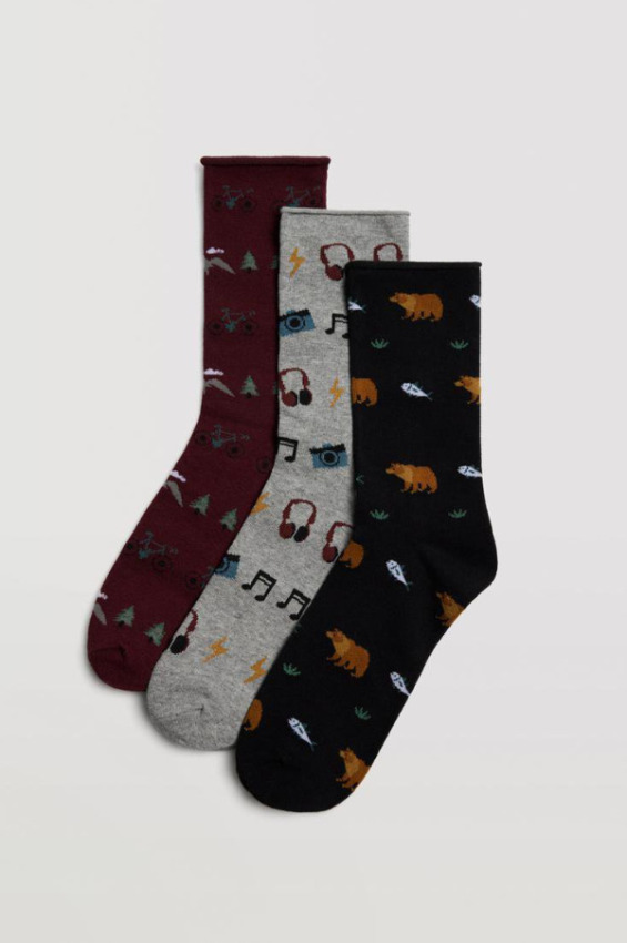 GOTEXTIL | Pack 3 calcetines hombre sin puño Ysabel Mora 22877 - Confort sin presión