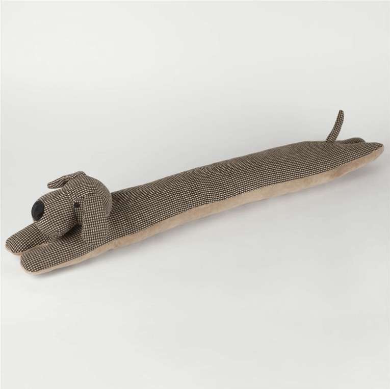 GOTEXTIL | Burlete para Puerta YACK 537 Atenas | Perrito Beige Decorativo