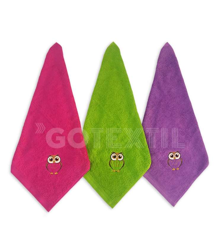 GOTEXTIL | PAÑOS COCINA BORDADOS TROVADOR BUHO PACK 3