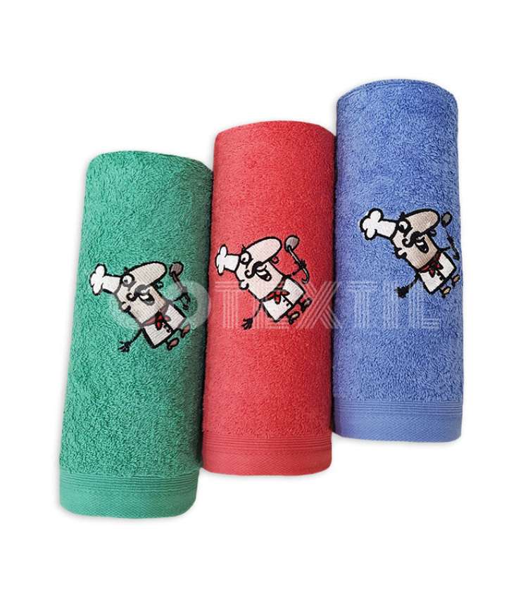 GOTEXTIL | PAÑOS COCINA TROVADOR BORDADOS CHEF PACK 3