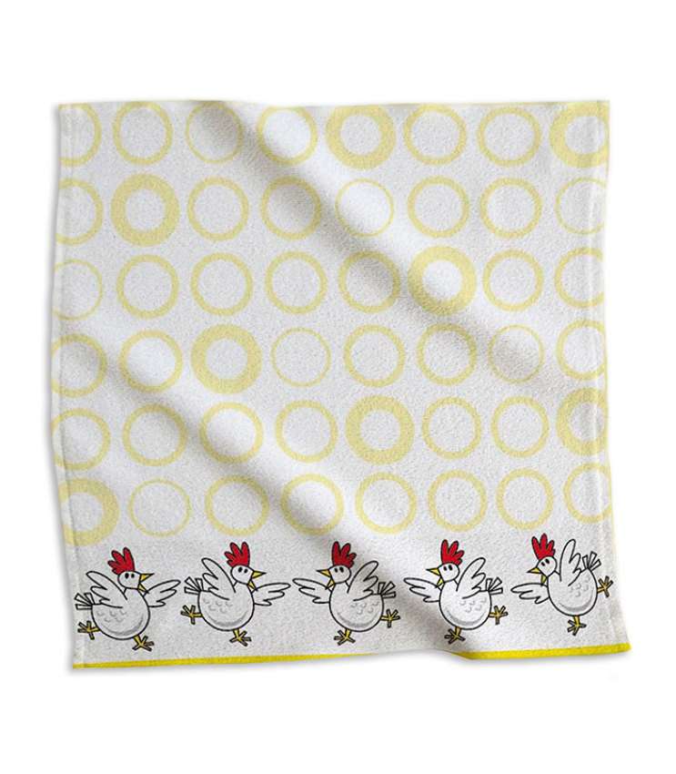 GOTEXTIL | PACK 3 PAÑOS COCINA CHICKEN SECANETA STILIA
