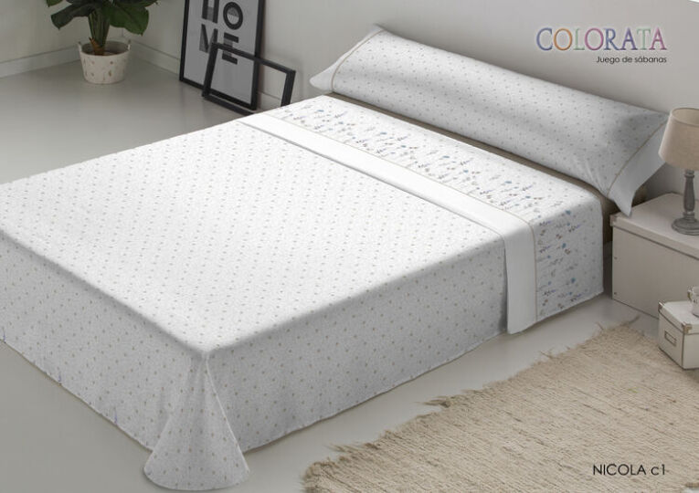 GOTEXTIL | JUEGO SÁBANAS NICOLA CARLOTA