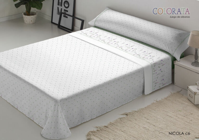 GOTEXTIL | JUEGO SÁBANAS NICOLA CARLOTA