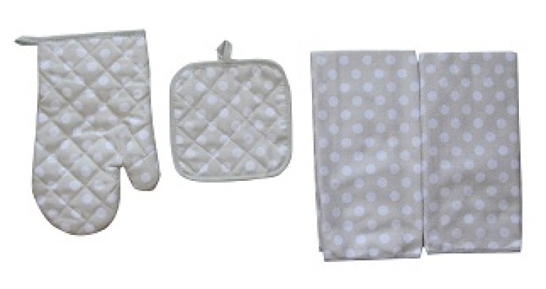 GOTEXTIL | SET DE COCINA 4 PIEZAS 61417 BH TEXTIL