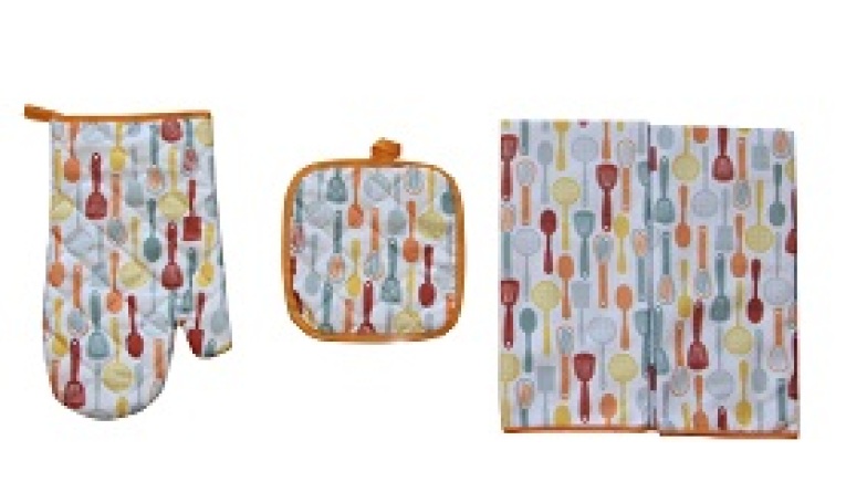 GOTEXTIL | SET DE COCINA 4 PIEZAS 61417 BH TEXTIL