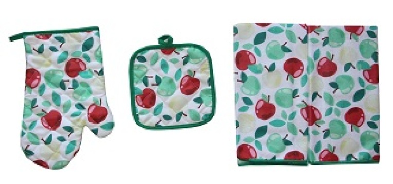 GOTEXTIL | SET DE COCINA 4 PIEZAS 61417 BH TEXTIL