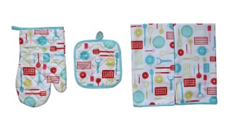 GOTEXTIL | SET DE COCINA 4 PIEZAS 61417 BH TEXTIL