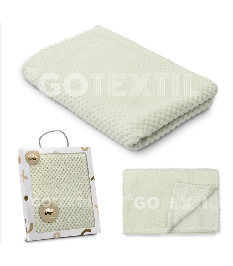 GOTEXTIL | Manta Bebé Popcorn Interbaby 00986 80x110 cm Extrasuave