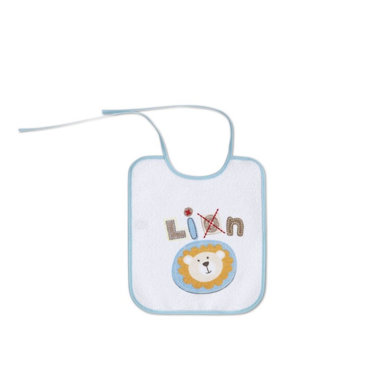 GOTEXTIL | PACK 2 BABEROS RIZO PLASTIFICADO 25x30 INTERBABY 00133