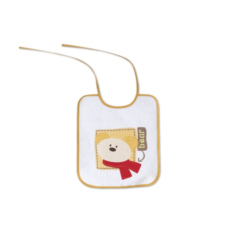 GOTEXTIL | PACK 2 BABEROS RIZO PLASTIFICADO 25x30 INTERBABY 00133