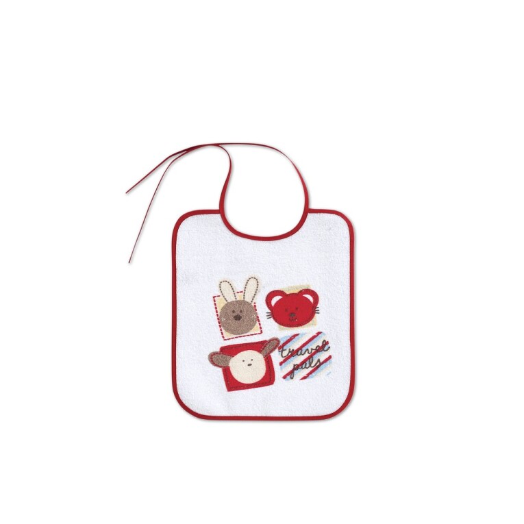 GOTEXTIL | PACK 2 BABEROS RIZO PLASTIFICADO 25x30 INTERBABY 00133