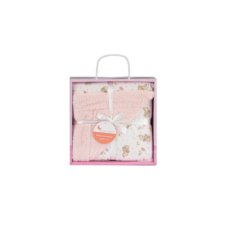 GOTEXTIL | MANTA CON BORREGUILLO ELEFANTE 00920 INTERBABY