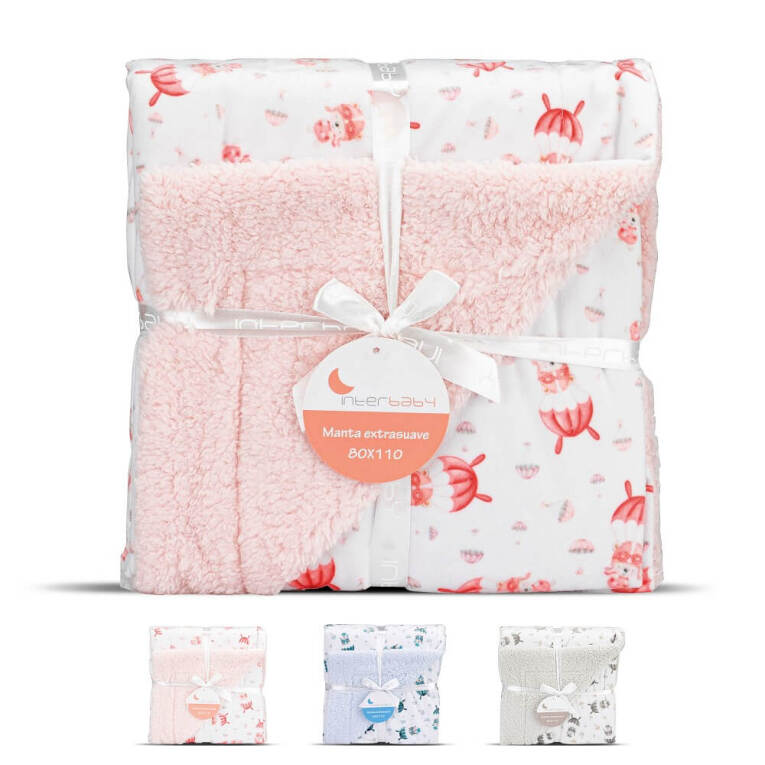 GOTEXTIL | MANTA CON BORREGUILLO PARACAIDISTA 00918 INTERBABY