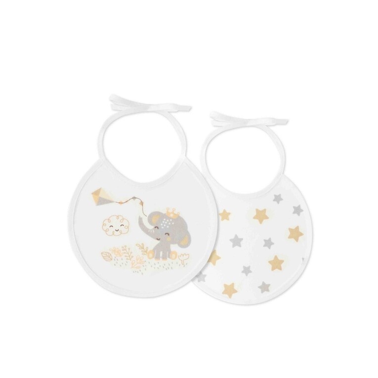 GOTEXTIL | PACK 2 BABEROS CACHIRULO ESTRELLAS 00360 INTERBABY