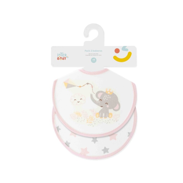 GOTEXTIL | PACK 2 BABEROS CACHIRULO ESTRELLAS 00360 INTERBABY