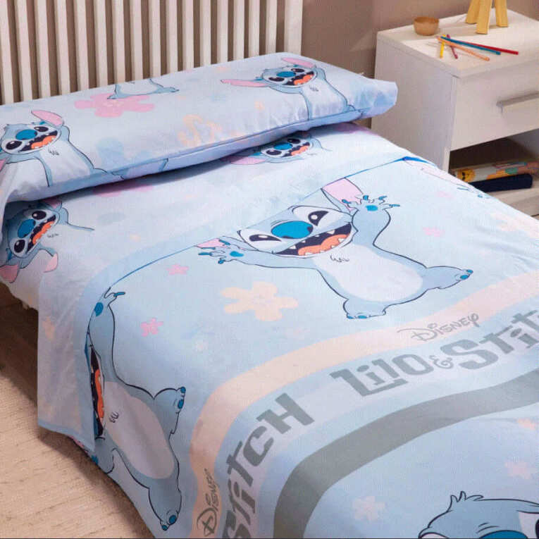 GOTEXTIL | JUEGO SÁBANAS INFANTILES STITCH