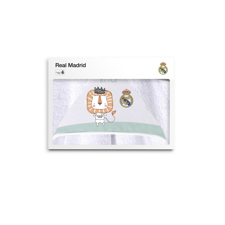 GOTEXTIL | CAPA BAÑO BEBÉ REAL MADRID LEÓN ESCUDO INTERBABY