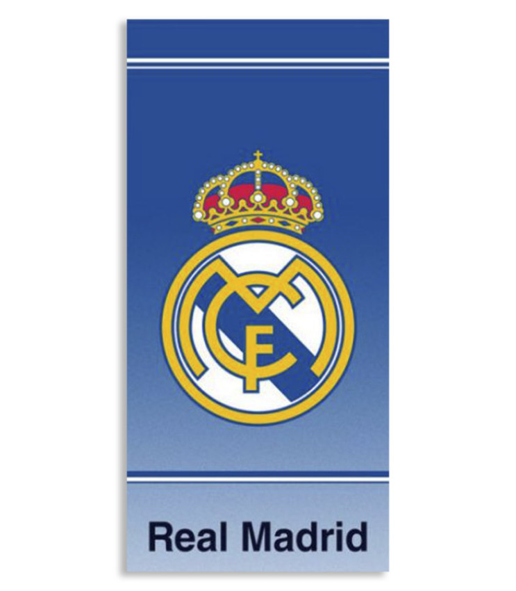 GOTEXTIL | TOALLA PLAYA REAL MADRID 90x170 ALGODÓN TERCIOPELO
