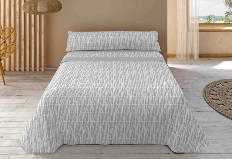 GOTEXTIL | Juego sábanas coralina Adara Casa Campo Tejidos Reina invierno 3 piezas