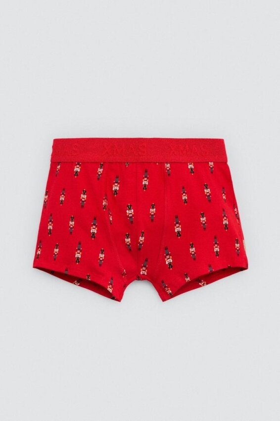 GOTEXTIL | Bóxer Niño Rojo Navidad 18987 Ysabel Mora – Algodón Elástico | Ropa Interior Infantil Suave y Cómoda