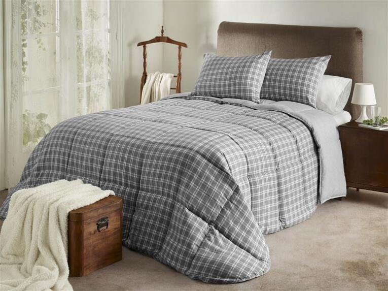 GOTEXTIL | Edredón Conforter SQUARES 2062 Atenas – Cama 90 y 105 cm | Diseño Cuadros Moderno, Microfibra Premium y Cojín Incluido