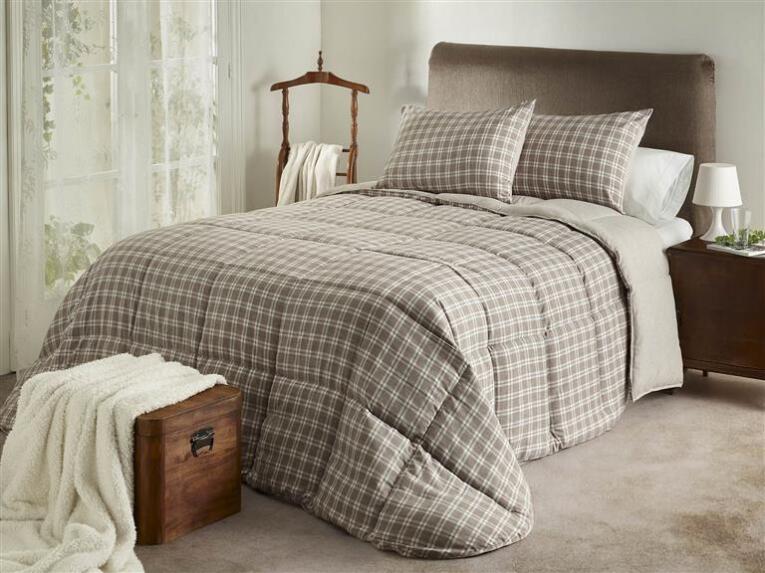 GOTEXTIL | Edredón Conforter SQUARES 2062 Atenas – Cama 90 y 105 cm | Diseño Cuadros Moderno, Microfibra Premium y Cojín Incluido