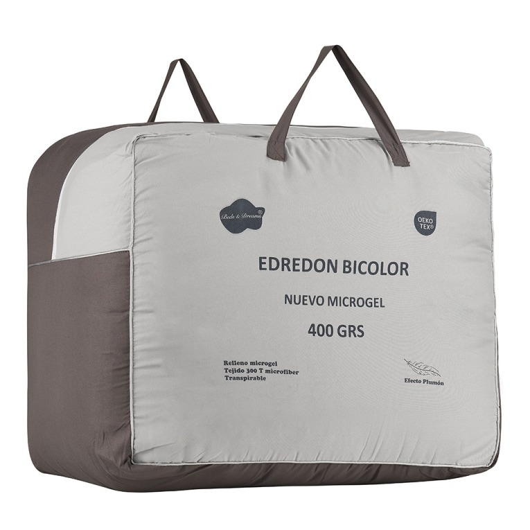GOTEXTIL | Edredón nórdico bicolor Microgel 400gr BEDS&DREAMS – Suavidad, calidez y confort premium