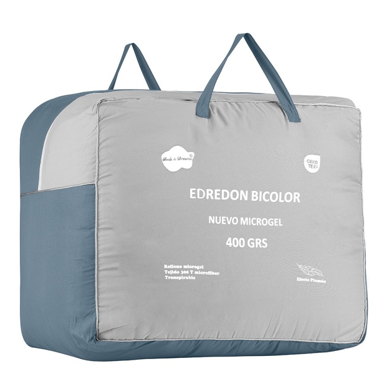 GOTEXTIL | Edredón nórdico bicolor Microgel 400gr BEDS&DREAMS – Suavidad, calidez y confort premium