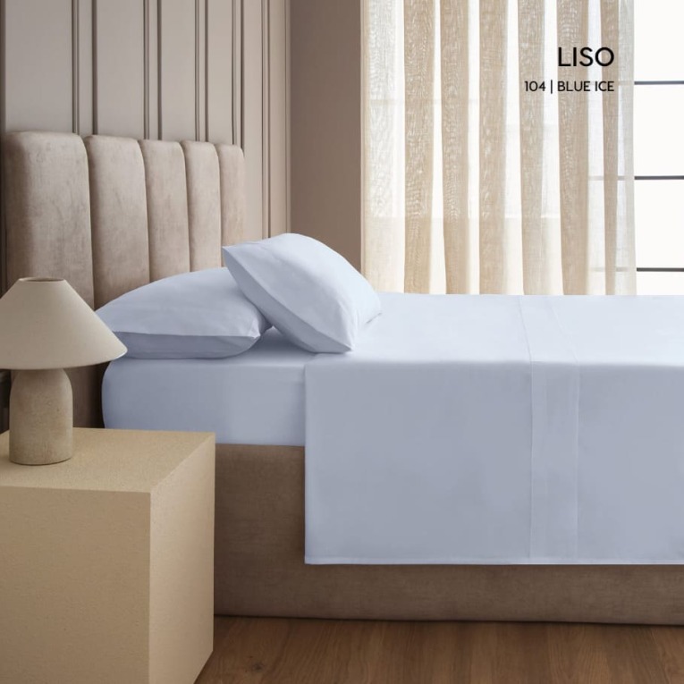 GOTEXTIL | Juego de Sábanas Franela D’Art Liso Catotex – 180 g/m² – Colores lino, gris, menta y azul