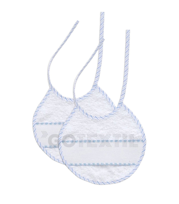 GOTEXTIL | Pack 2 Baberos Redondos con Panamá para Bordar Punto de Cruz 00040P INTERBABY – Suavidad, utilidad y personalización