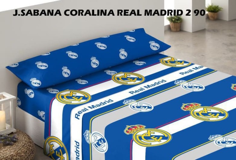 GOTEXTIL | Juego De Sábanas Coralina Real Madrid Asditex – Suavidad, Calidez Y Licencia Oficial