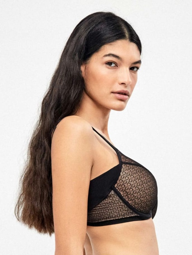 GOTEXTIL | Sujetador capacidad Gisela 10160T copa C negro reductor axila