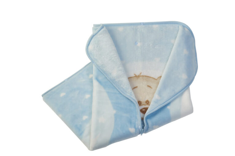 GOTEXTIL | Baby Sac Osito Gamberritos 11032 – Saco de Dormir Bebé con Cremallera y Botones Convertible en Manta