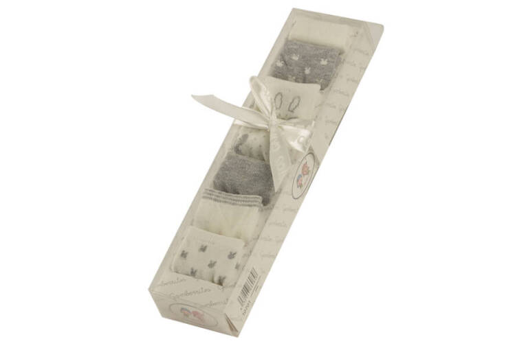 GOTEXTIL | Pack 7 Calcetines Bebé Gamberritos 10975 Algodón – Talla Única Recién Nacido