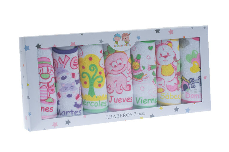 GOTEXTIL | Semanario baberos bebé 10811 Gamberritos impermeables